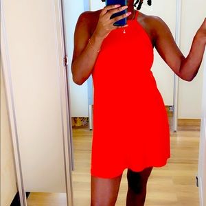 Red forever 21 sleeveless dress